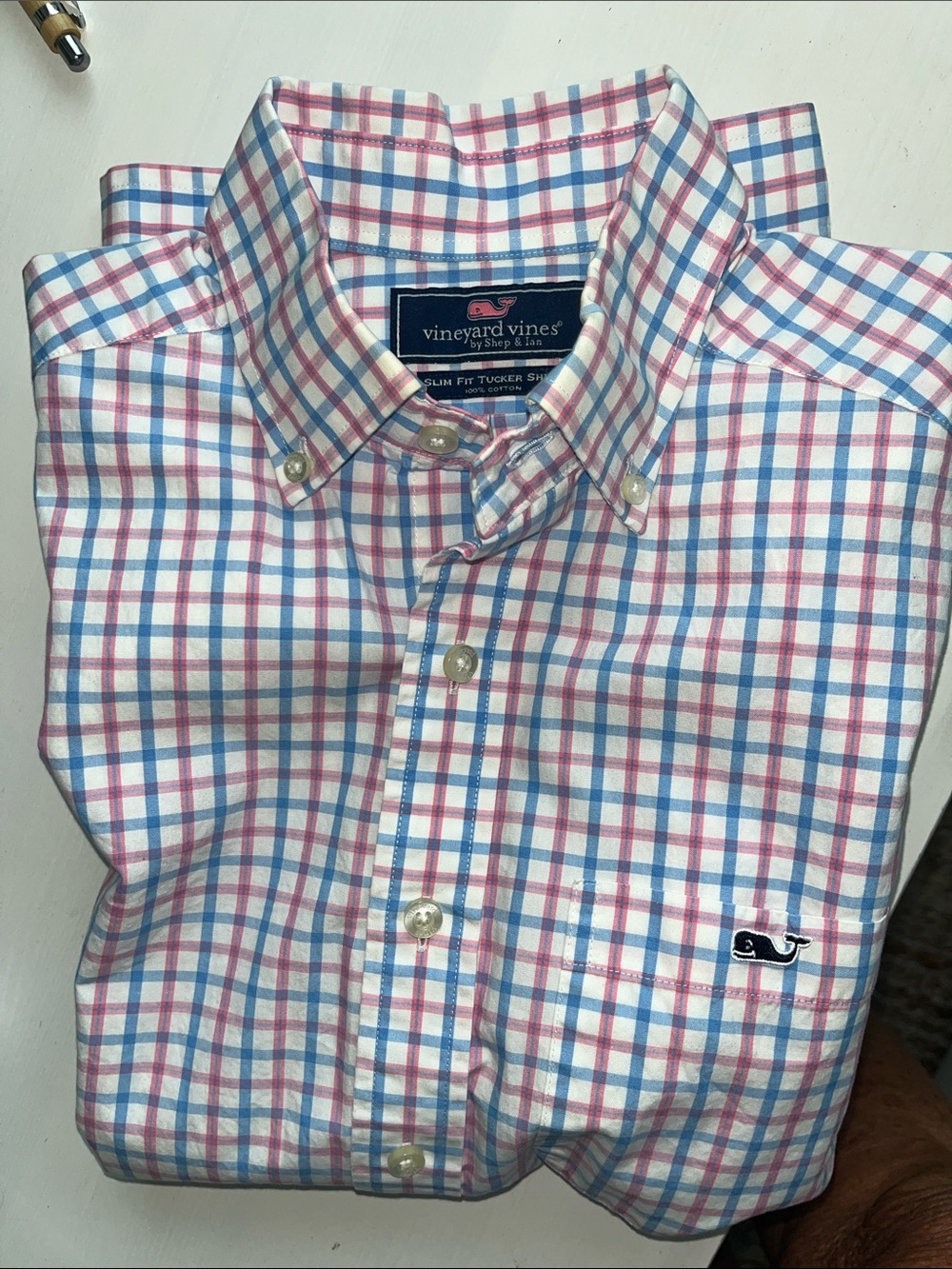 Men’s Vineyard Vines Slim Fit Tucker Shirt XS